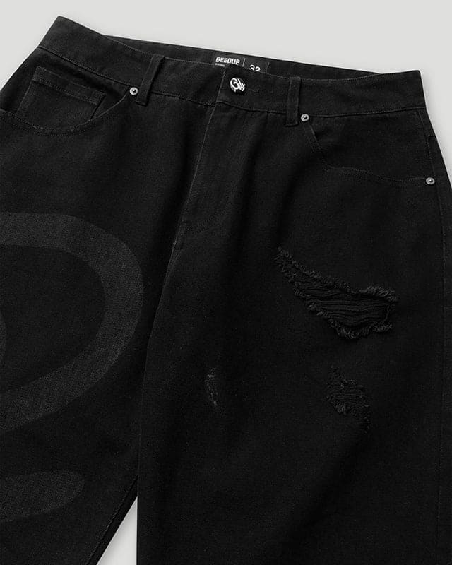 Handstyle Denim Pant Washed Black