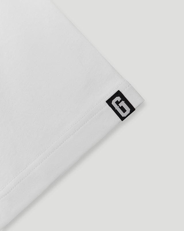 Mono Logo Tee - White