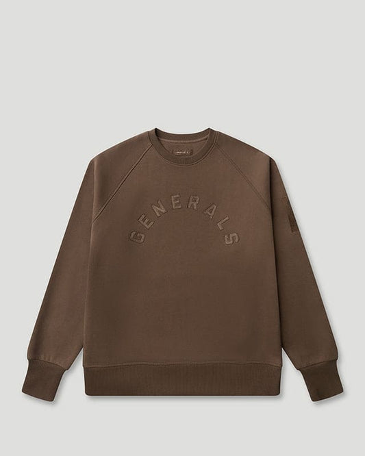 Generals Classic Fit Crewneck Chestnut