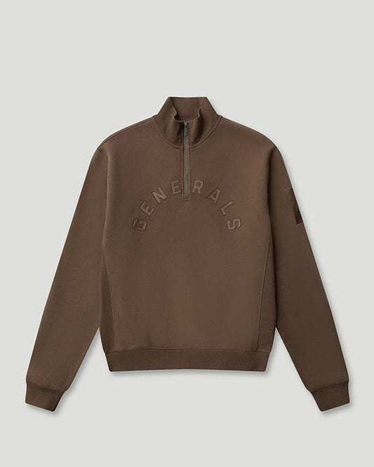 Generals Classic Zip Qtr Zip Chestnut