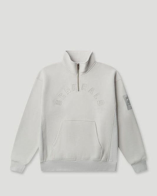 Generals Oversized Qtr Zip Nimbus Cloud