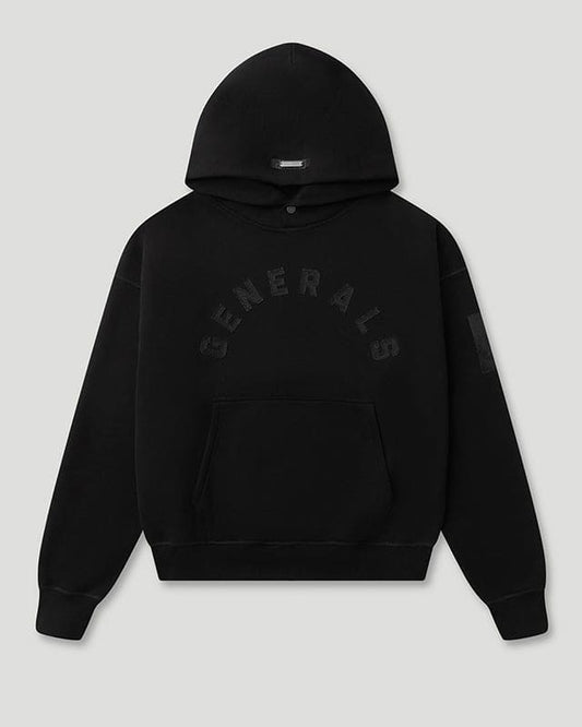 Generals Oversized Hoodie Jet Black