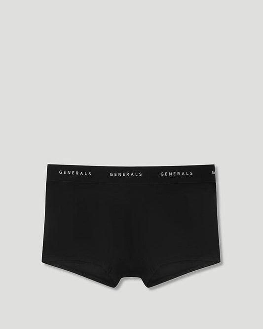 Generals Boxer Trunks 2 Pack Black