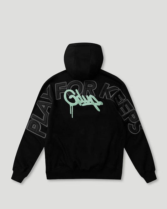 PFK/Handstyle Hoodie Black/Pastel Mint