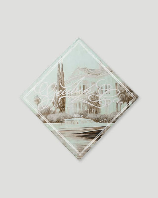 C.D.G Silk Scarf Pastel Mint