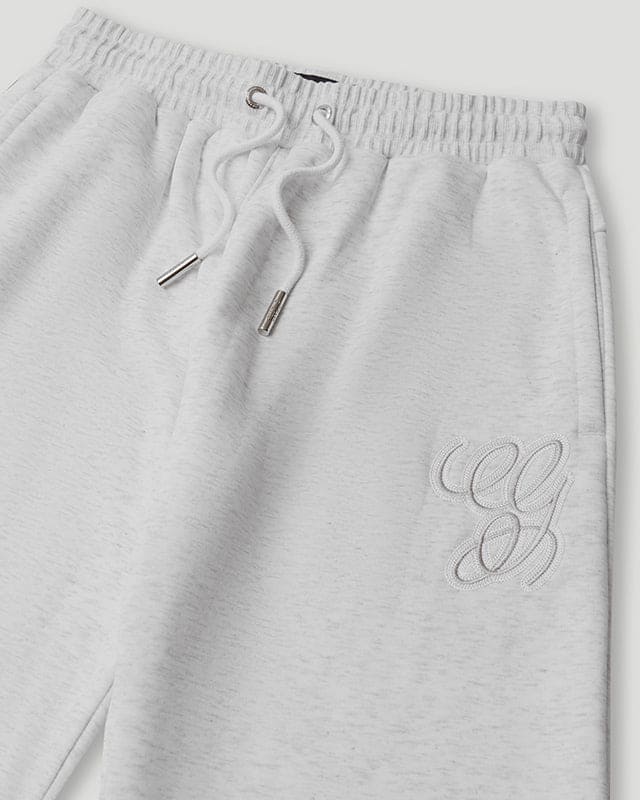 Team Logo Cursive Trackpant White Marle/Red