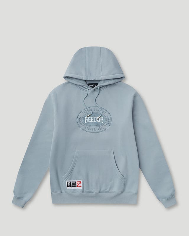 PFK Company Hoodie Ice Blue Tonal