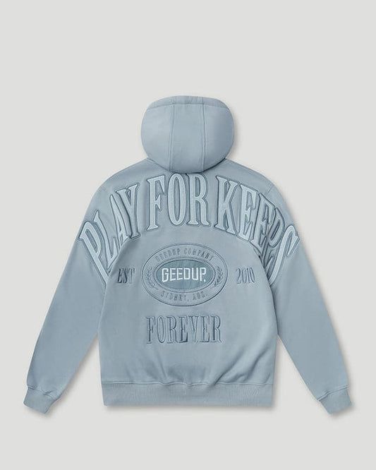 PFK Company Hoodie Ice Blue Tonal