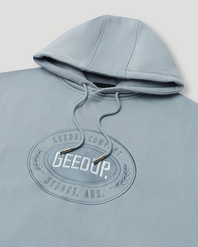 PFK Company Hoodie Ice Blue Tonal