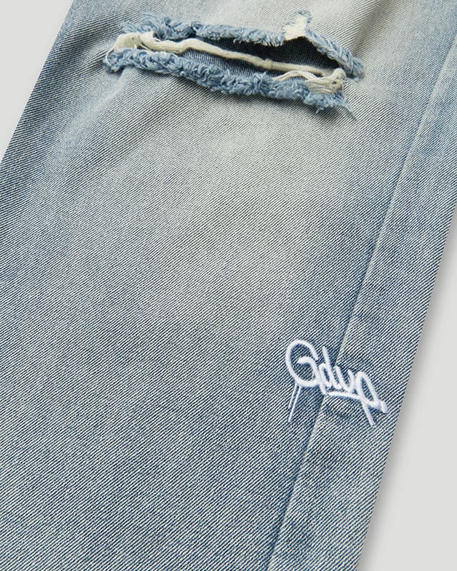 Handstyle Denim Pant Washed Blue