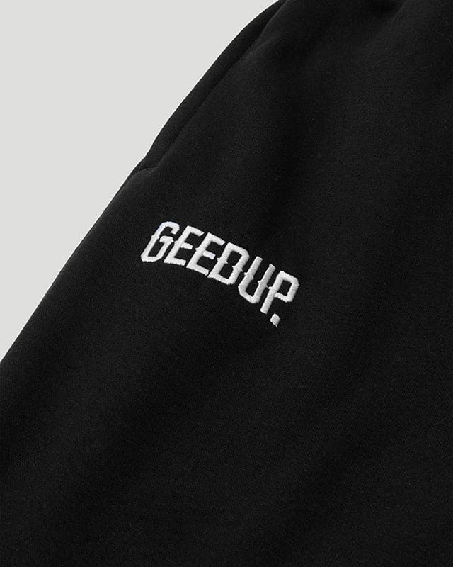 Cursive Logo Trackpant Black/White