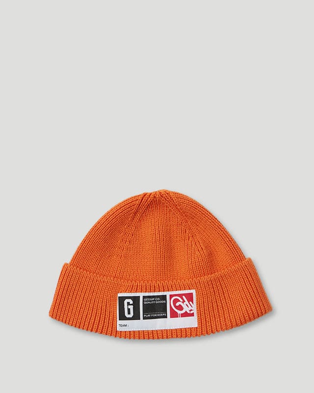 Team Label Beanie Orange