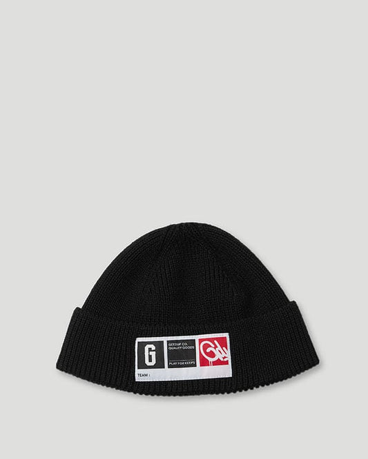 Team Label Beanie Black