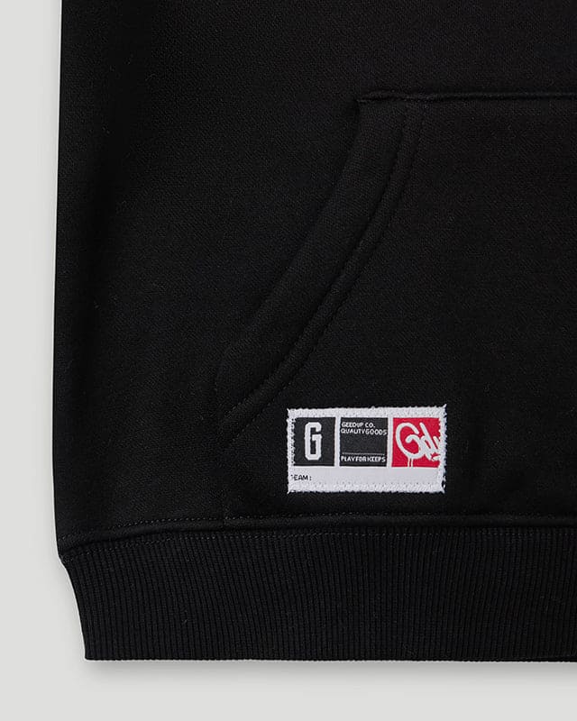 Team Logo 3D Hoodie Black/Grey
