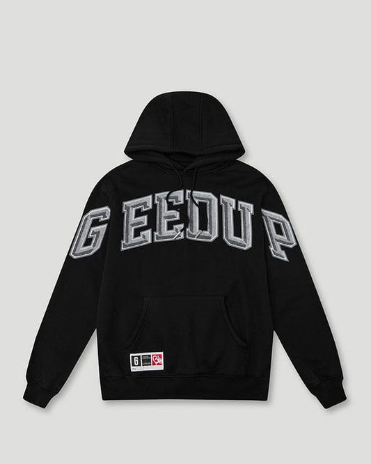 Team Logo 3D Hoodie Black/Grey