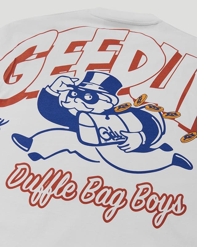 Duffle Bag Boys T-Shirt White/Red/Blue