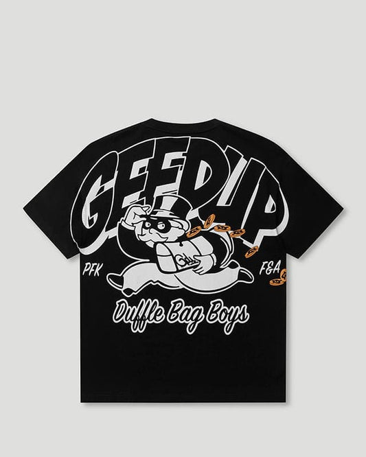 Duffle Bag Boys T-Shirt Black/White