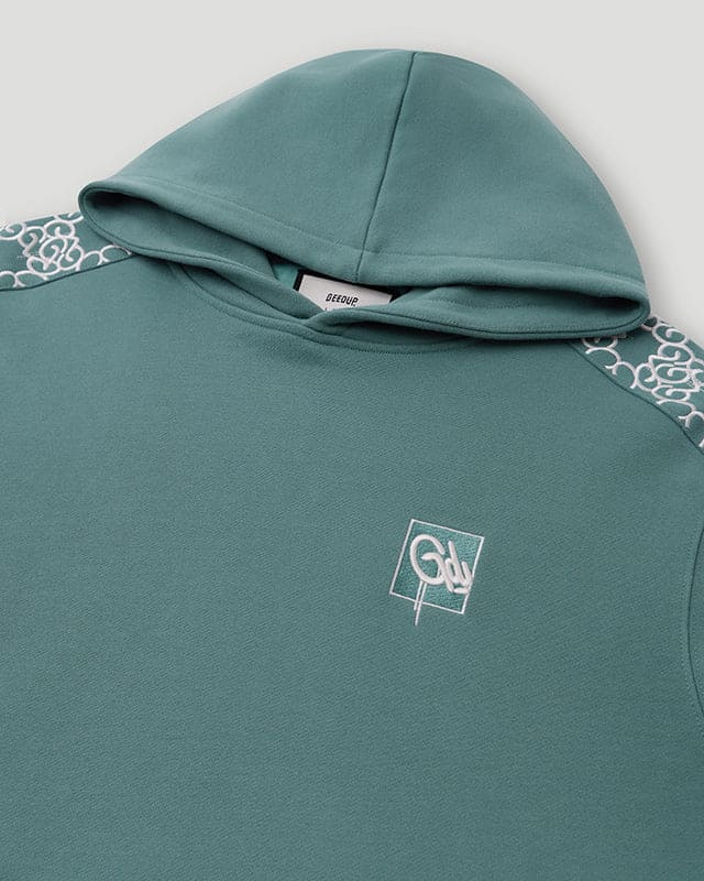 Mono Logo Tape Hoodie Matcha