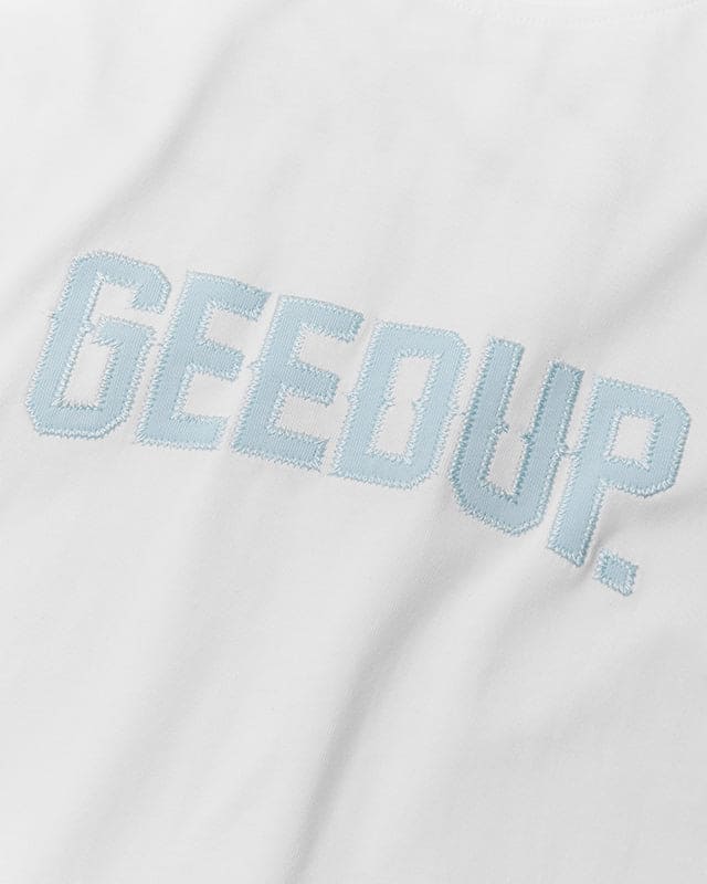 Always Neighbourhood Tee - White/Baby Blue