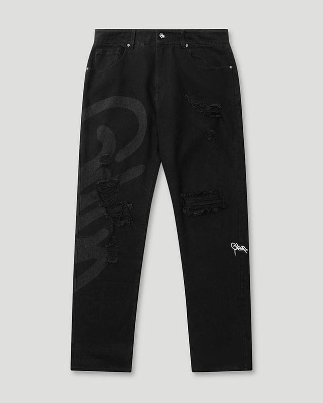 Handstyle Denim Pant Washed Black
