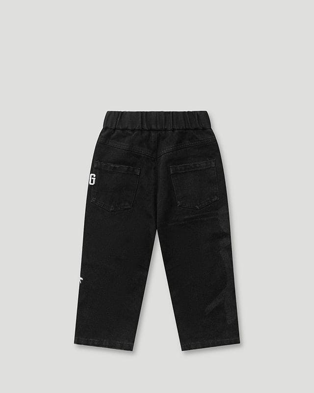 Lil Don's Distressed Denim Black