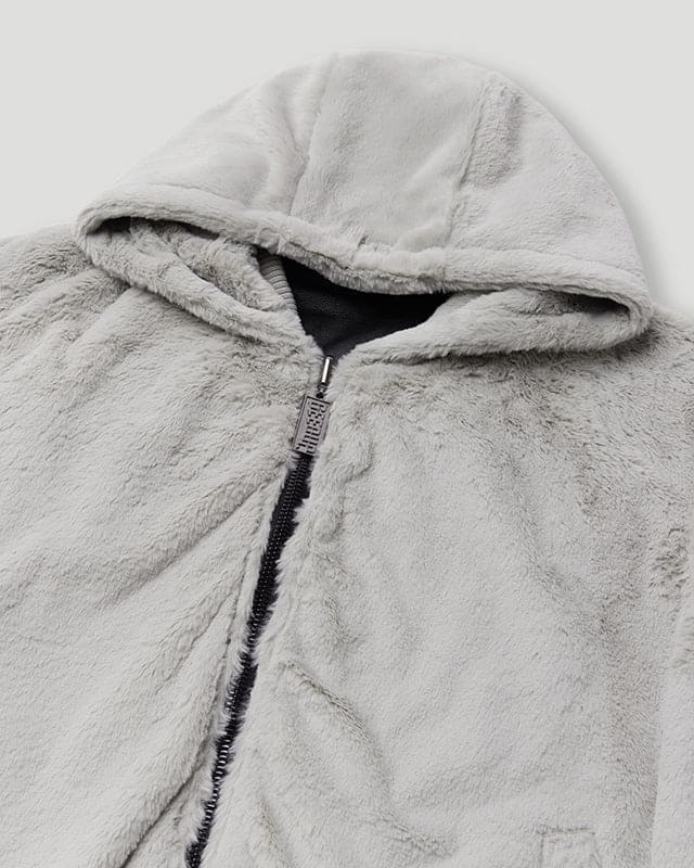Handstyle Team Logo Reversible Leather/Faux Fur Jacket