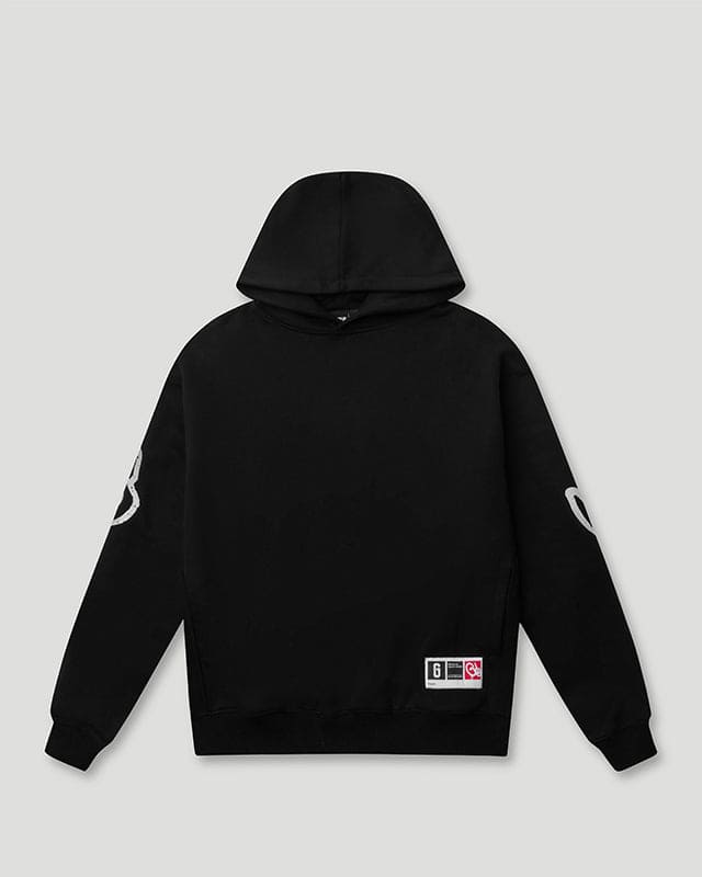 Ol' English Oversized Hoodie Black