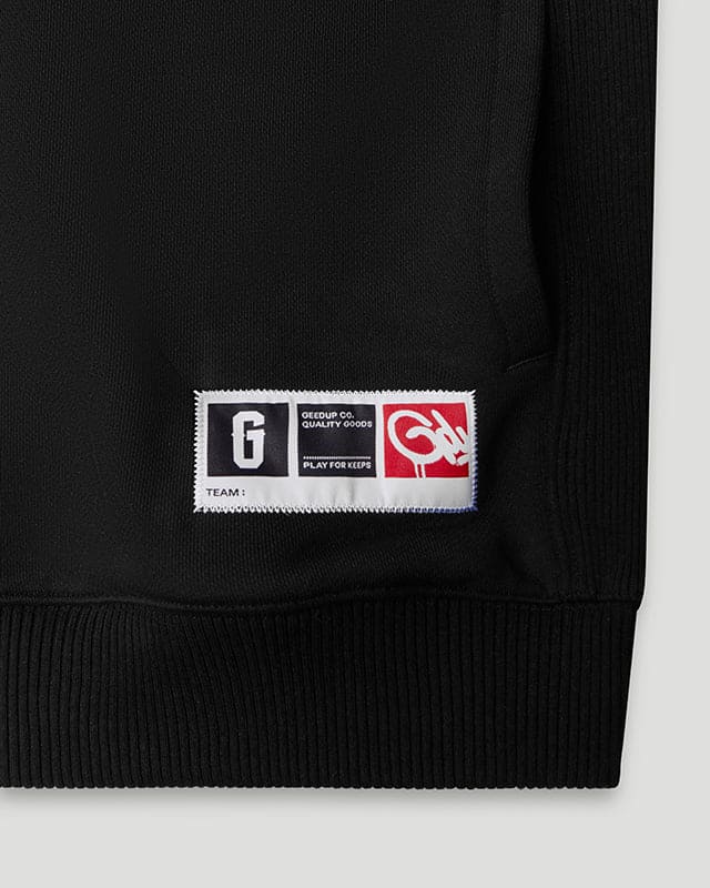 Ol' English Oversized Hoodie Black